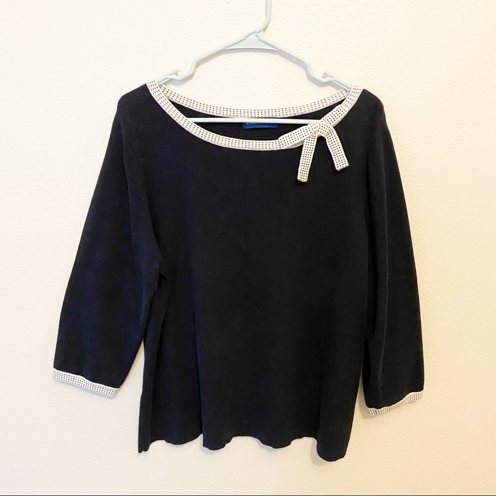 Karen Scott boat neck sweater